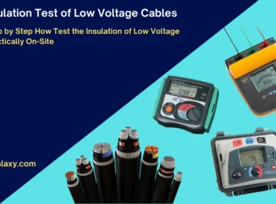 Insulation test or Megger test of low voltage cables - Your Best Guide Step by Step in 6 Minutes