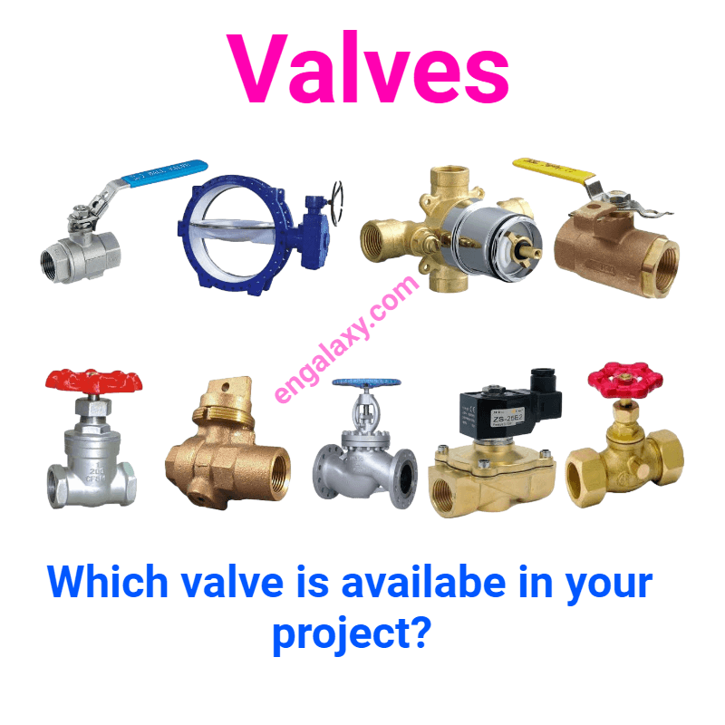 The most common 7 Types of Plumbing Water Valves