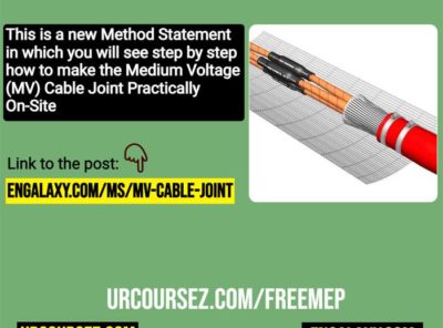 MV cable Joint Method Statement - Splicing of MV Cables - Best Explanation in 2022