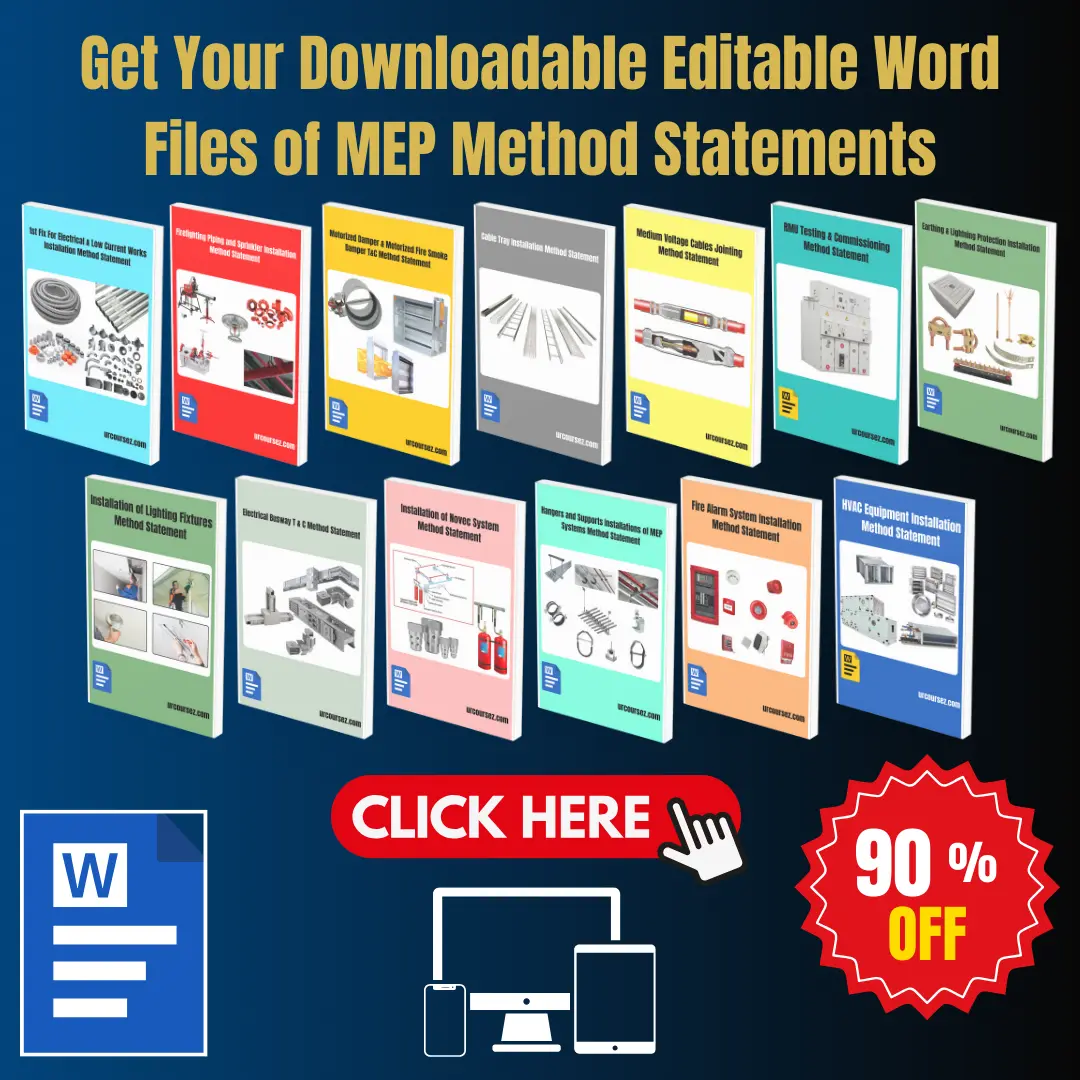 Get Your Downloadable Editable Word Files of MEP Method Statements engalaxy.com